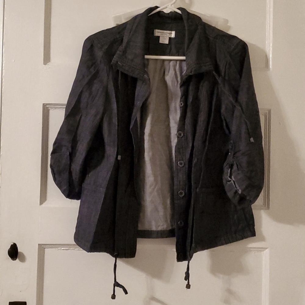 Cotton chambray jacket